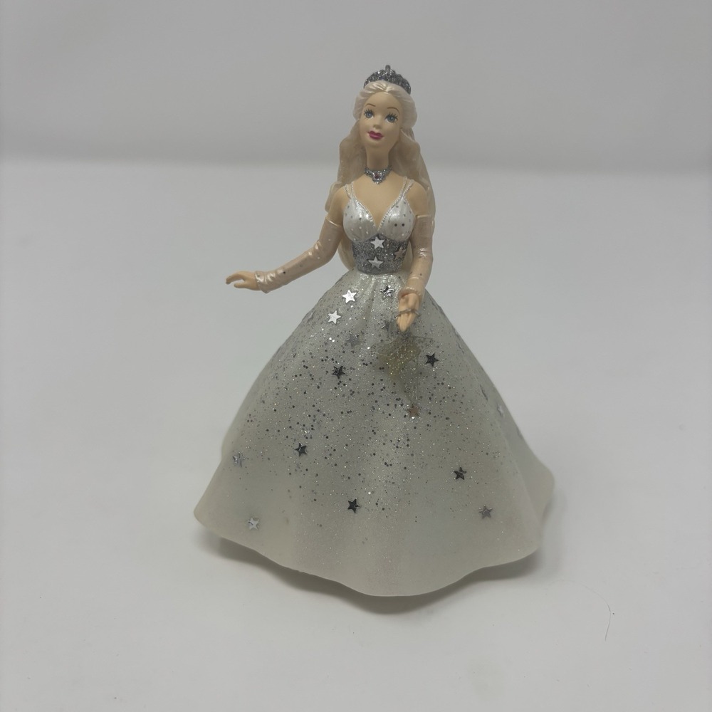 Hallmark Keepsake Ornament 2001 Celebration Barbie Series #2  Silver Dress - Picture 2 of 6